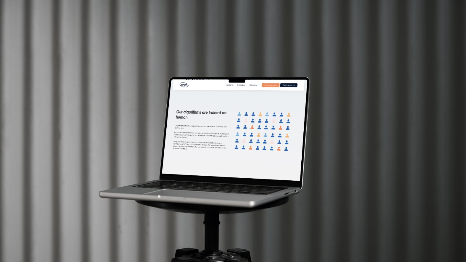 Algorithms trained on human technology section