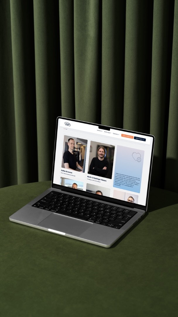 Team page portrait grid